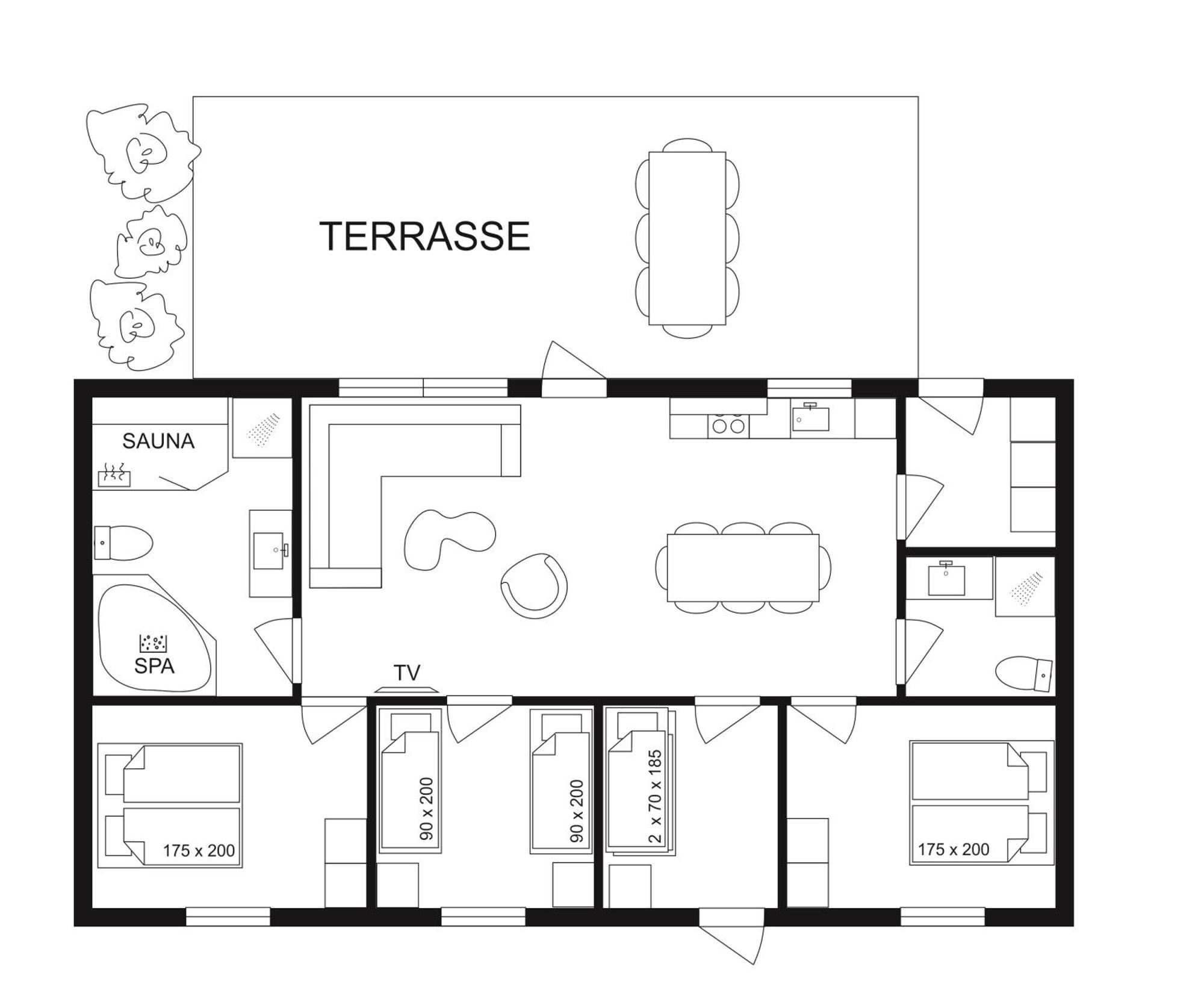 Havrevang, Luksus Ferielejligheder Lønstrup Habitación foto